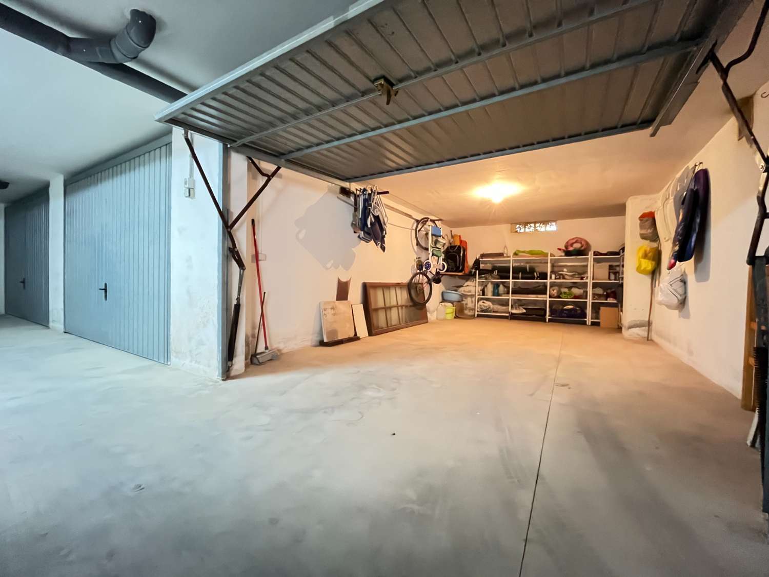 Large enclosed underground garage