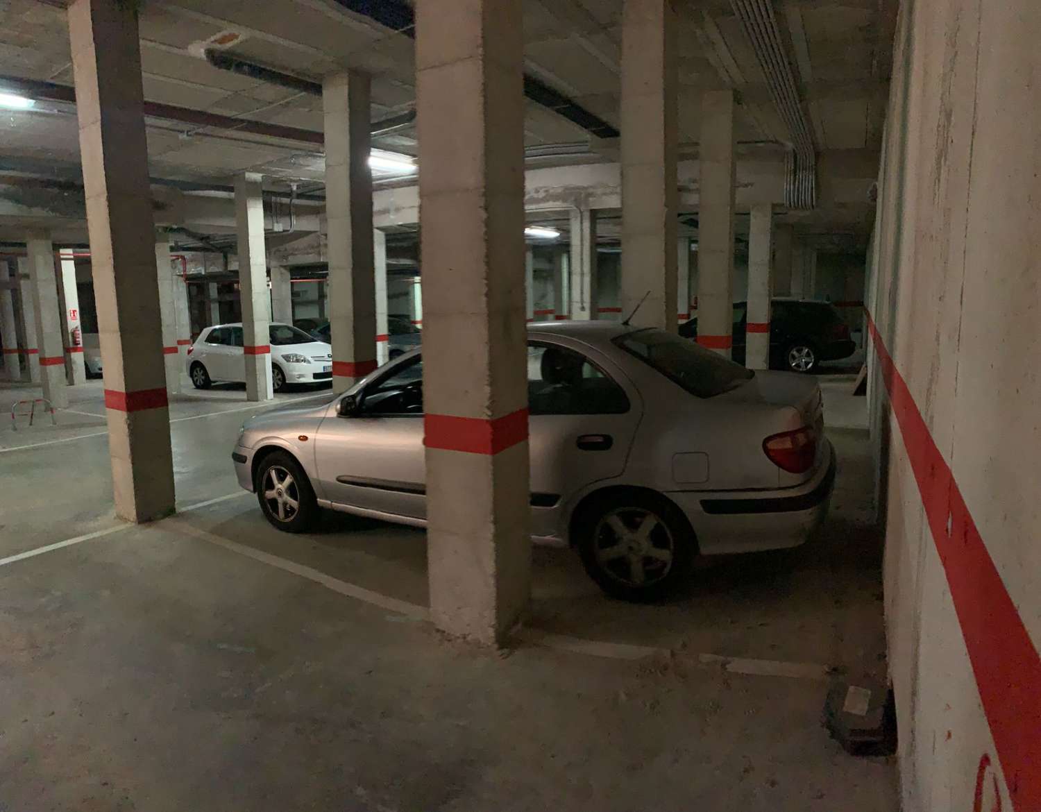 Underground parking space
