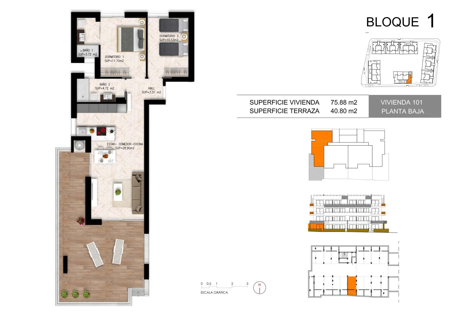 Appartement te koop in Los Balcones y los Altos (Orihuela)