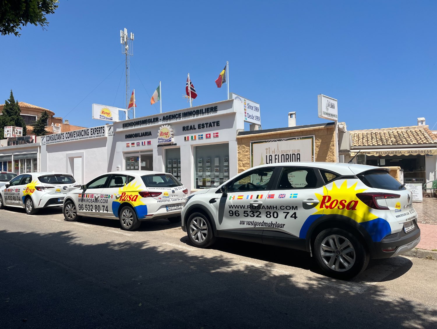 Sørvendt leilighet med 2 soverom og 2 bad i La Florida, Orihuela Costa