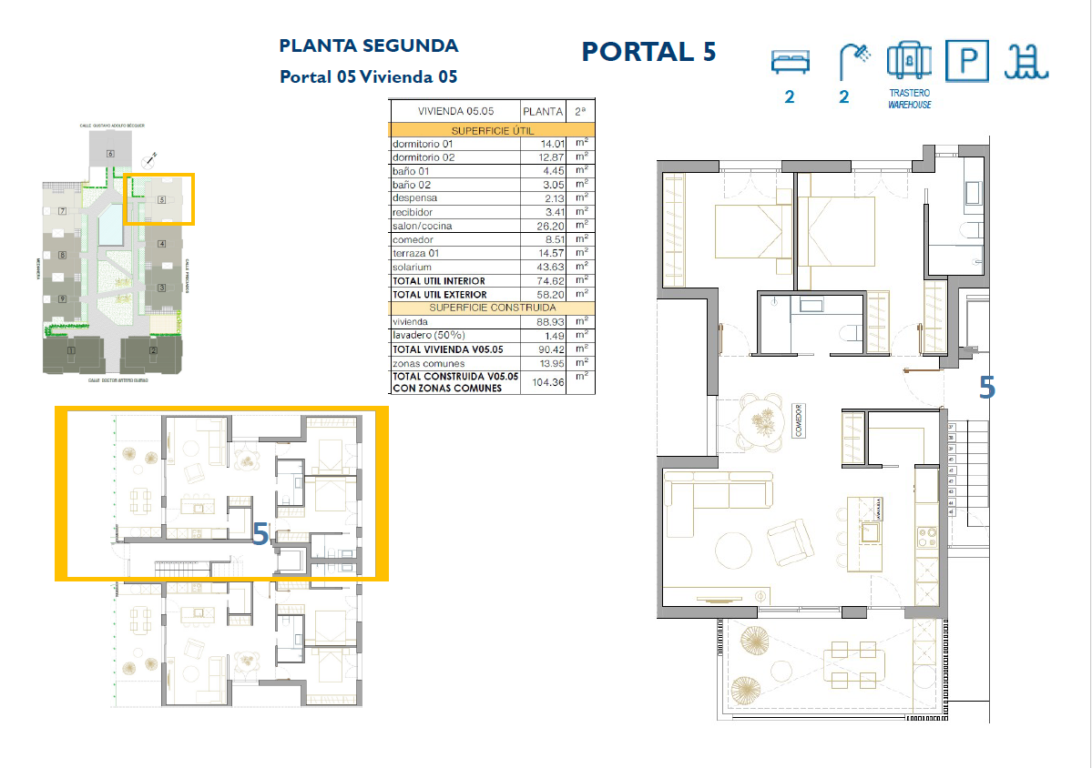 Luksuriøse 2-værelses, 2-badeværelses lejligheder i San Pedro del Pinatar