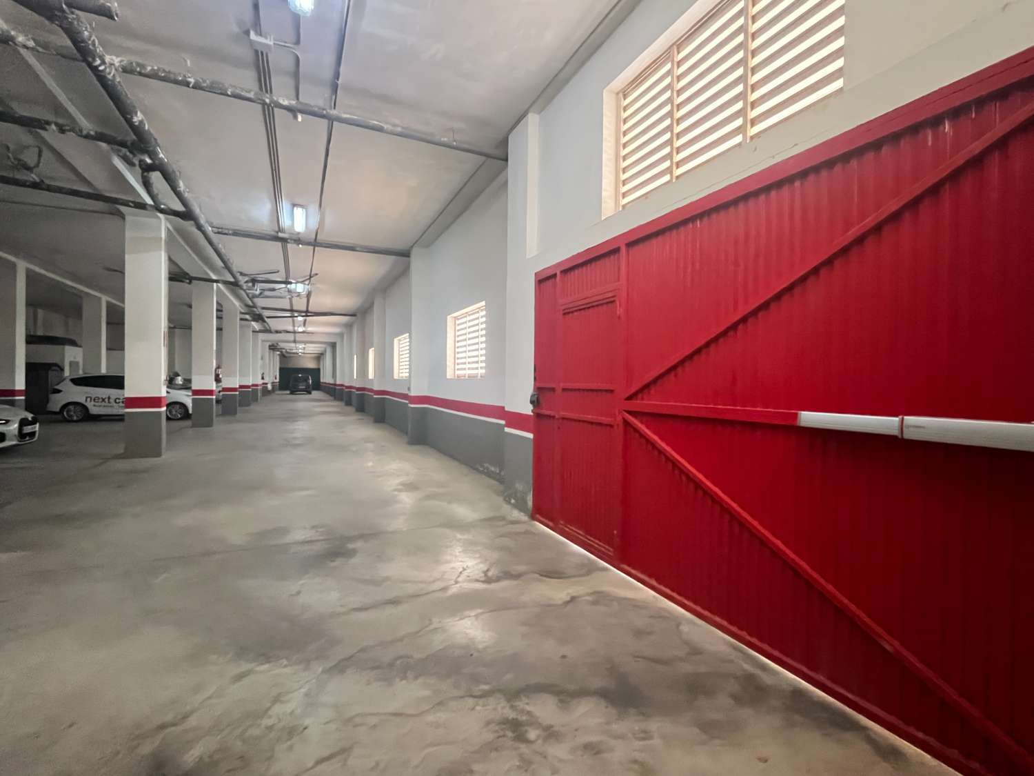 Spacious and perfect garage space with storage room