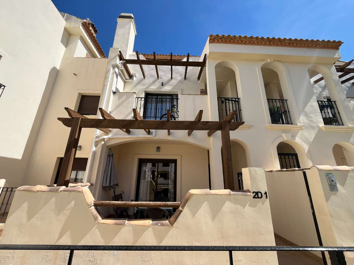 Apartamento de 2 habitaciones en la planta baja orientado al sur en San Pedro del Pinatar