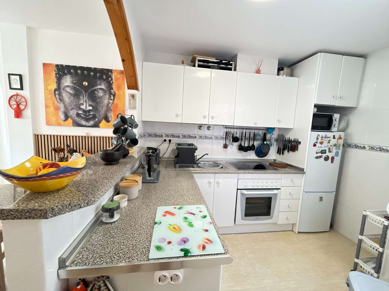 Apartamento de 2 habitaciones en la planta alta en Playa Flamenca