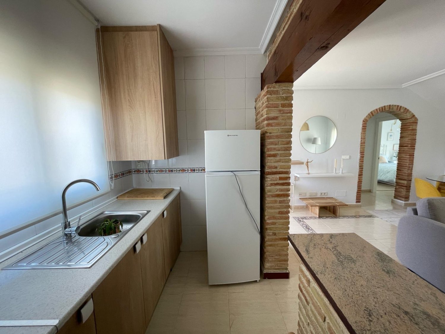 Apartamento en planta alta con jardín privado de 100 m² y solárium en Las Mimosas, Orihuela Costa