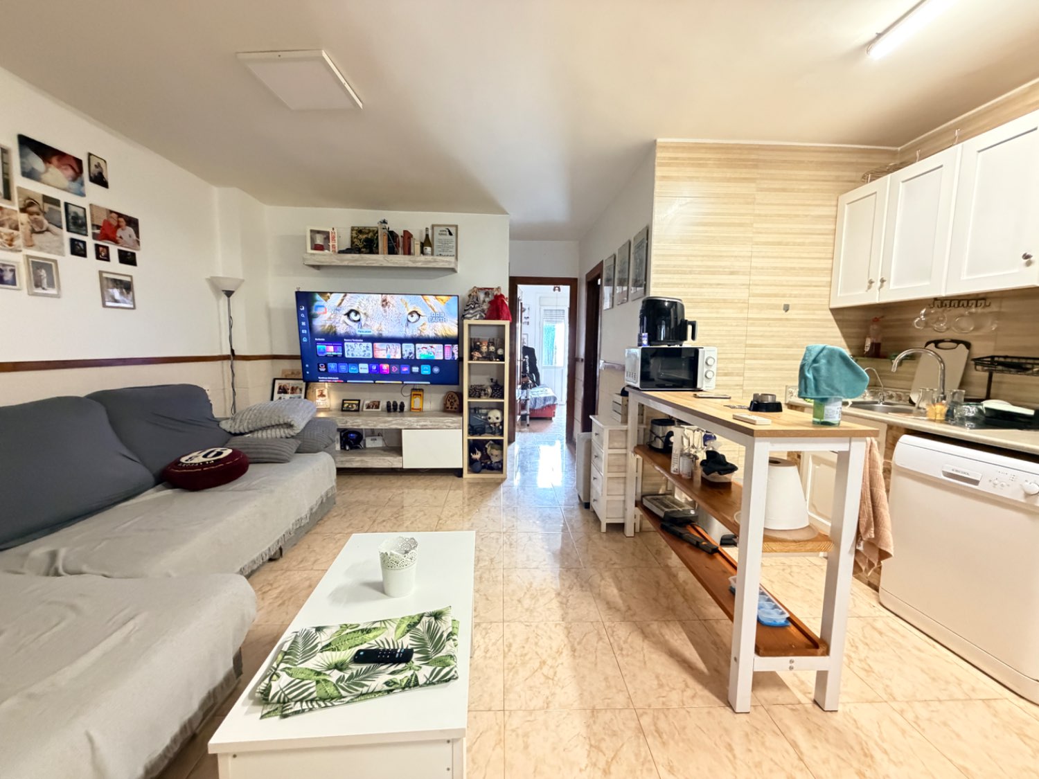 Apartamento en planta baja con doble jardín ,2 dormitorios , 1 baño en nueva Torrevieja