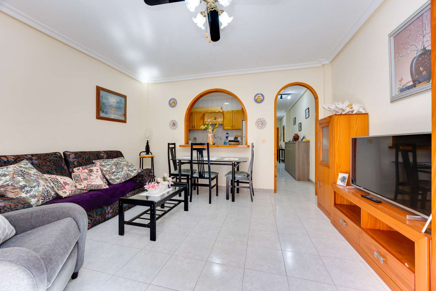Piso con orientación sur a 500 metros de la playa