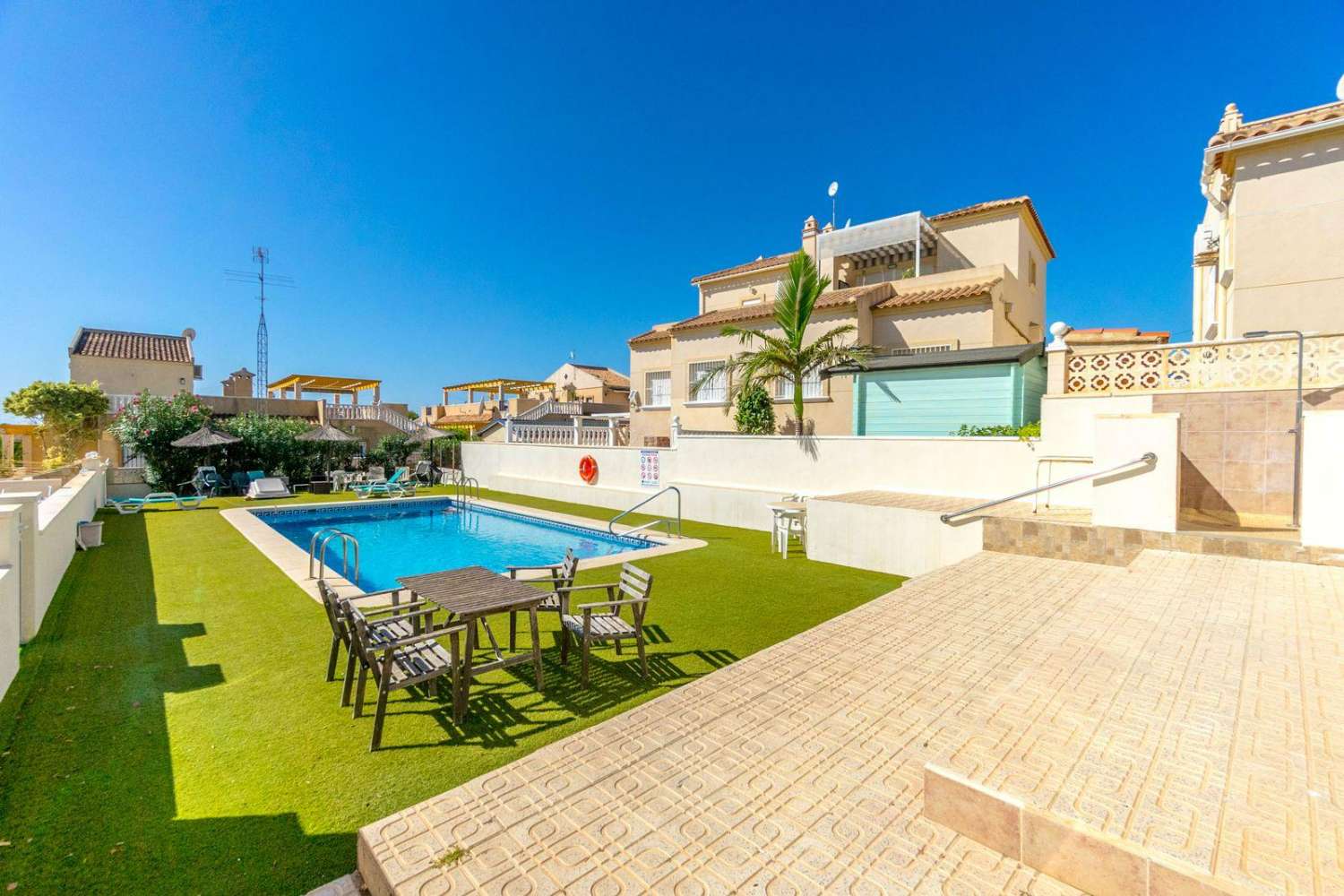 Charming 3-Bedroom Detached Villa with Private Terraces in Las Filipinas