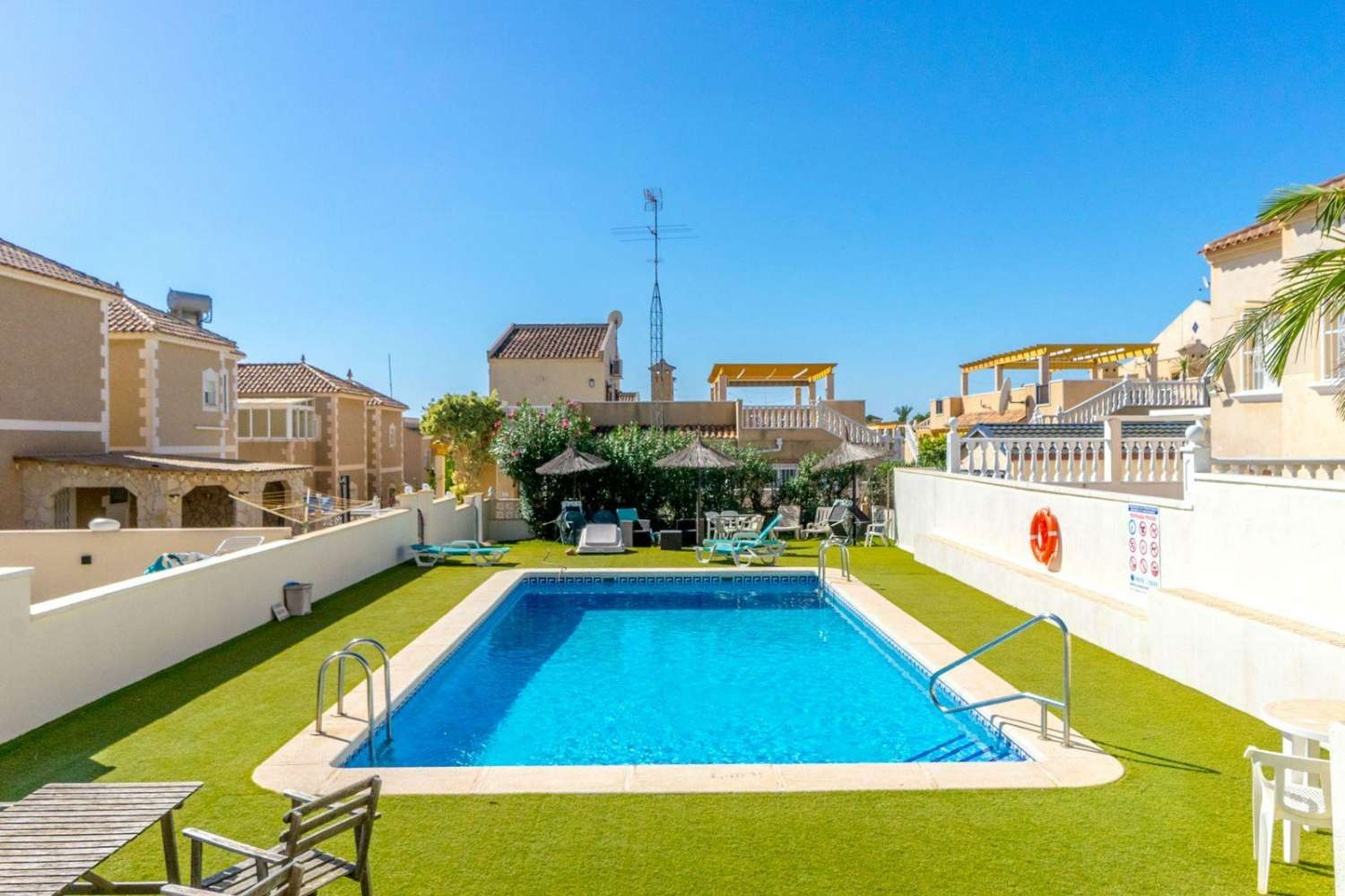 Charming 3-Bedroom Detached Villa with Private Terraces in Las Filipinas