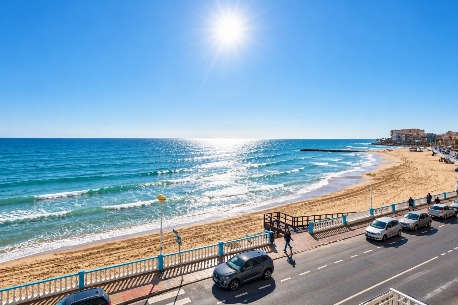 Spacious 3-Bedroom Seafront Apartment with Mediterranean Views