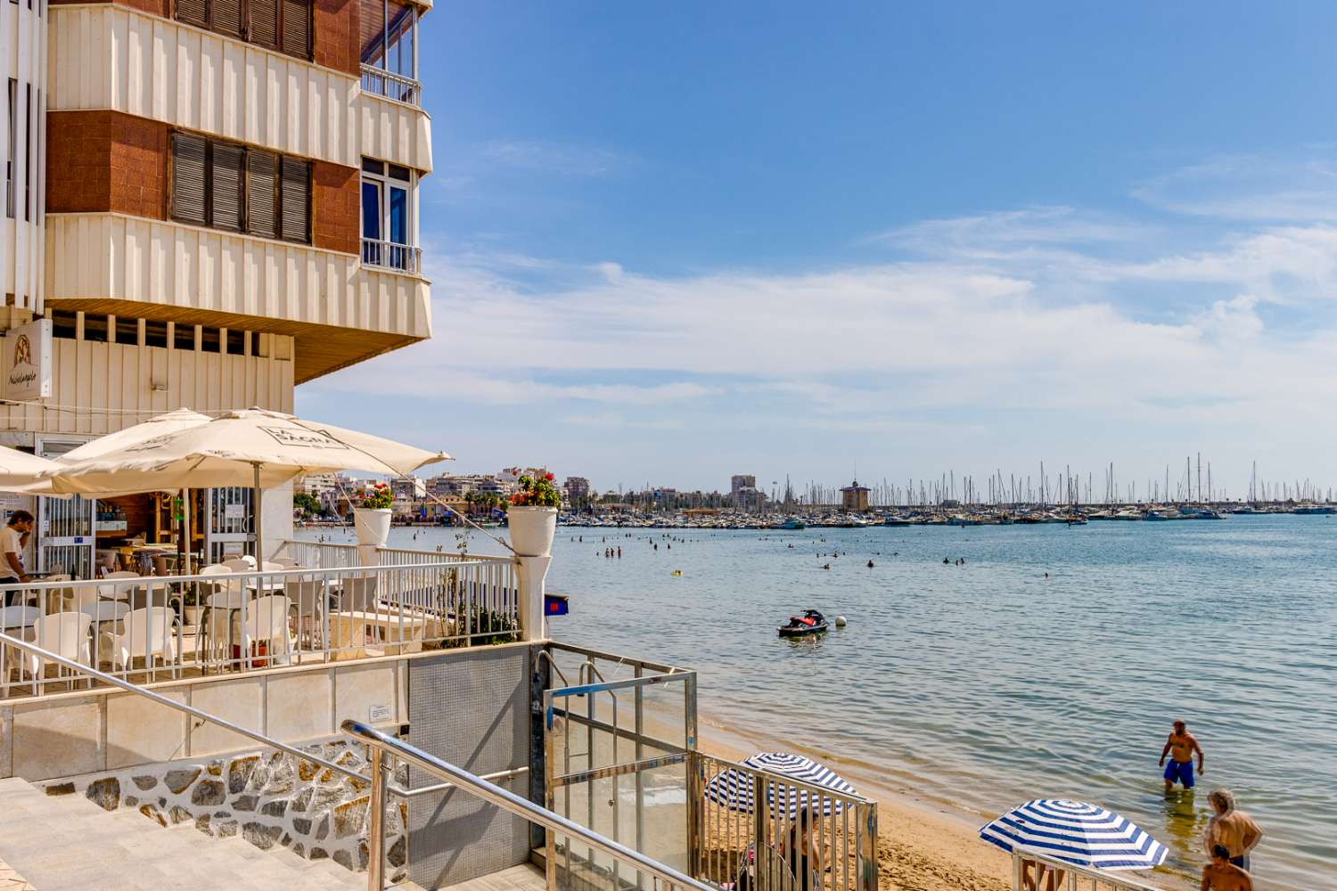 Beachfront Apartment with Direct Sea Views in Playa del Acequión, Torrevieja